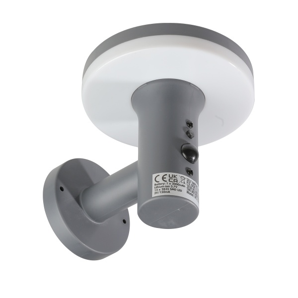 Світильник на сонячній батареї Solar Shell KO 4 Вт IP44 сірий