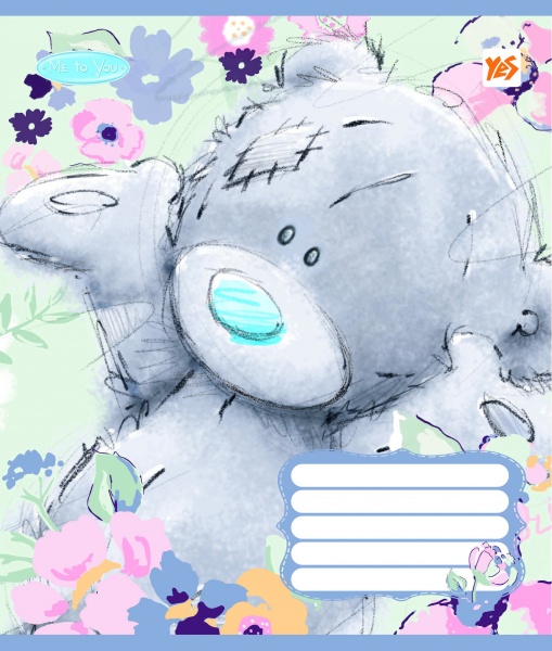 Комплект зошитів MTY Tenderness 12 аркушів у лінію 25 шт. YES