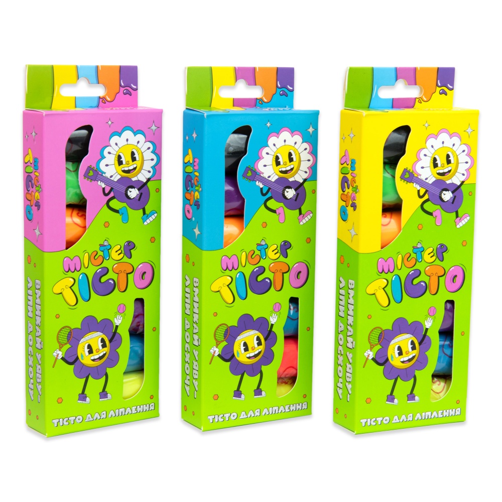 Набор для лепки Strateg Мистер тесто 7 шт. 41001