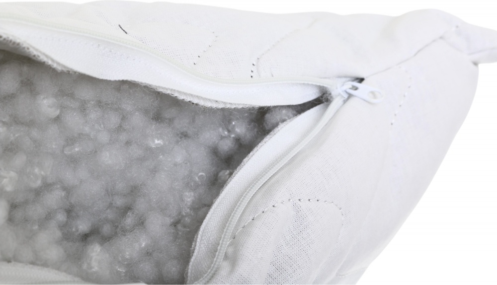 Подушка Hanf Songer und Sohne 50x70 см білий