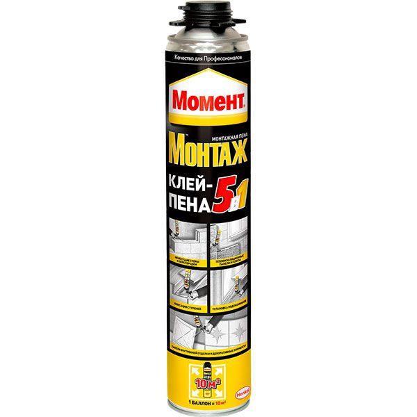 Пена-клей Момент Монтаж 5в1 750 мл