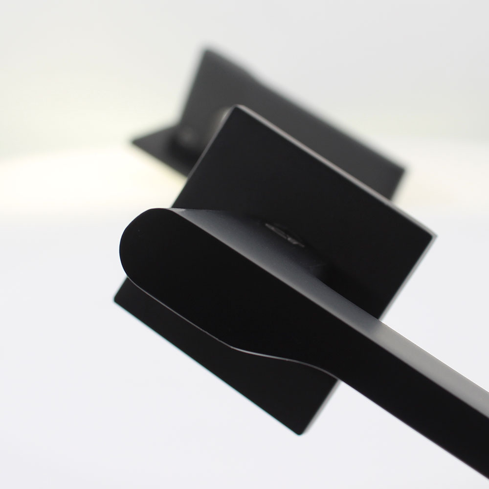 Ручка на розетці Comit Strait Q матовий чорний