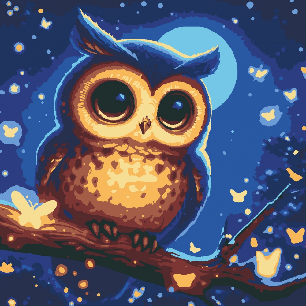 Набор для росписи по номерам Riviera Blanca Сказочная история 25x25 см ГР1-030