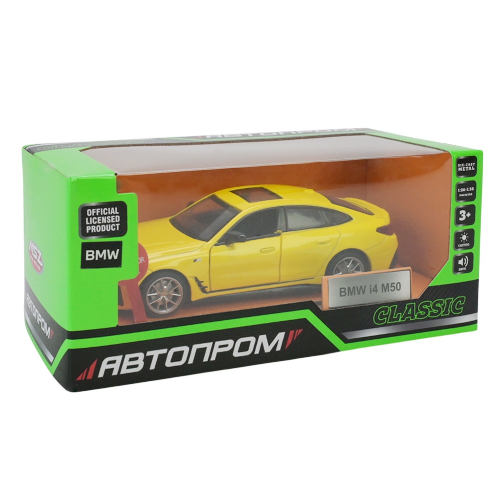 Автомодель Автопром 1:32 BMW i4 M50 68720