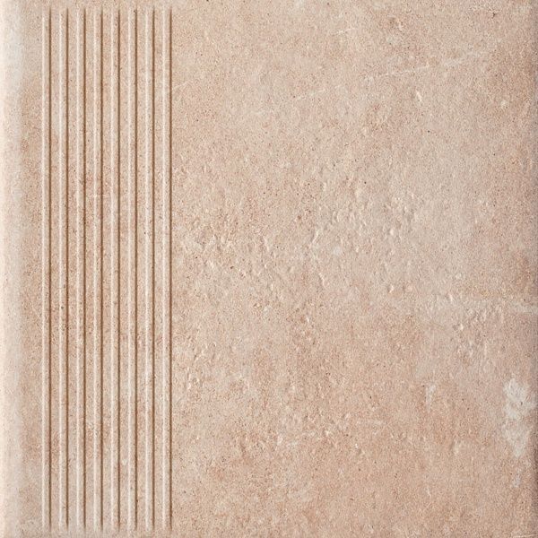 Клинкерная плитка Fondi Ochra Stopnica Prosta 30x30 Ceramika Paradyz