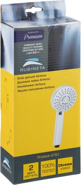 Ручний душ Rubineta Airforce 622050
