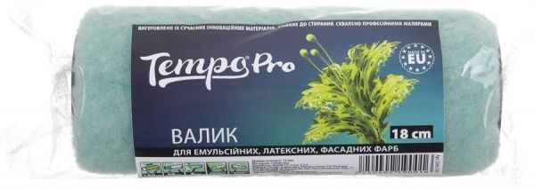 Запасной валик Tempo PRO зеленый 48x180 мм E0110-524818