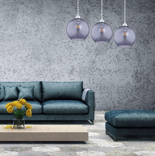 Подвес ALFA Rico II 60710 1x60 Вт E27 дымчатый 