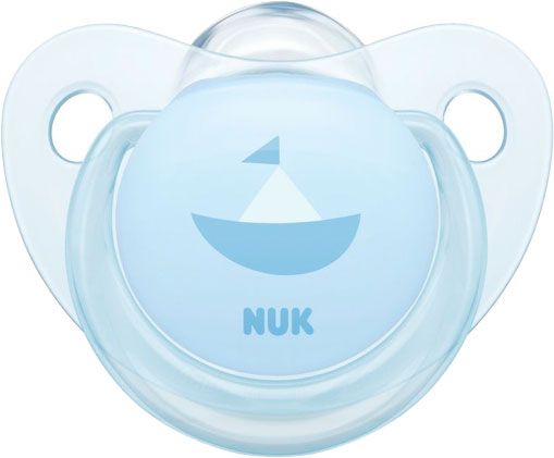 Пустышка Nuk Baby Rose силиконовая голубая р 1 (10175176)