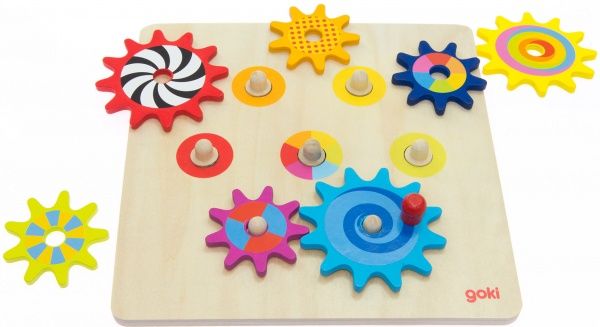 Игра-головоломка GoKi Познавательные шестеренки 58530
