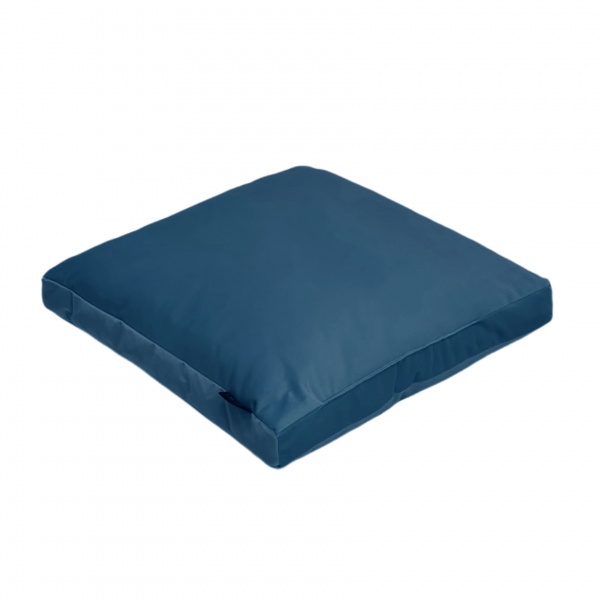 Подушка декоративная VELOUR без канта 50x50 см серо-синий Decora textile 
