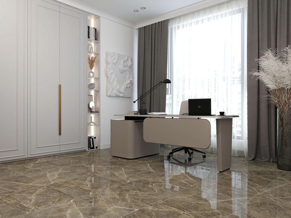 Плитка Golden Tile Stone Roots dark beige SOН500 59,5x59,5 см