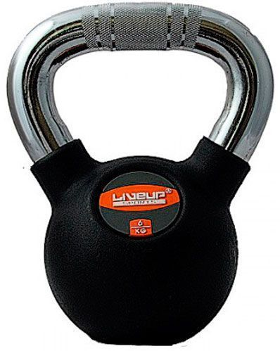 Гиря LiveUp RUBBER KETTEL LS2044-6 1 шт. x 6 кг 