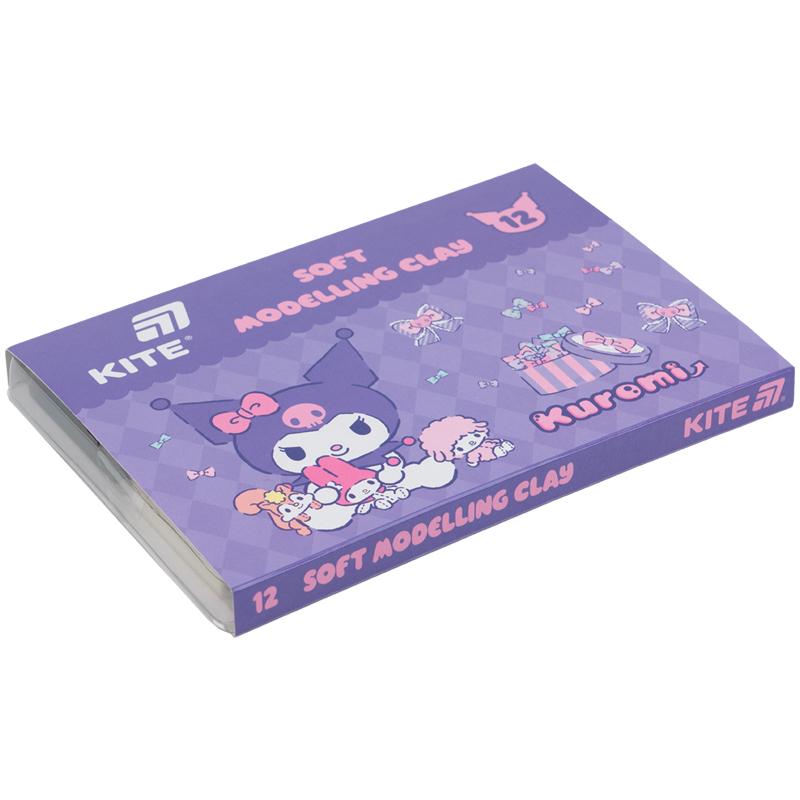 Пластилин восковый 12 цветов 240 г Kuromi HK24-1086 KITE