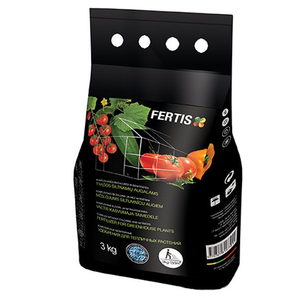 Удобрение для тепличных растений Arvi Fertis НПК 12-8-16+МЕ 3 кг
