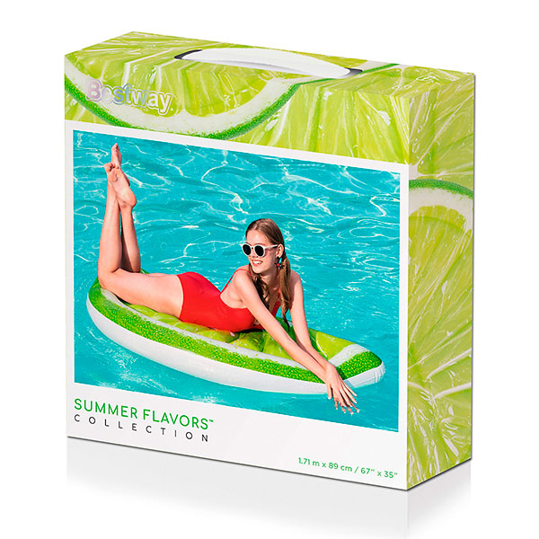 Матрас надувной Bestway 171х89 см Tropical Lime зеленый