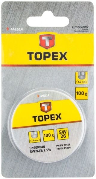 Припой оловянный Topex  44E514