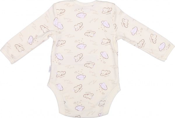 Боді унісекс Bembi БД58а р.74 молочний із малюнком 