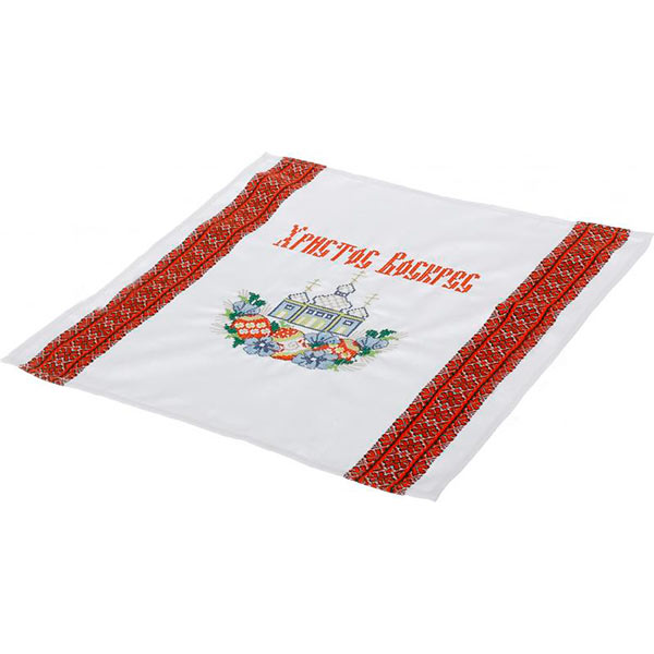 Серветка Едельвіка пасхальна 969-18/00 43x43 см червоний