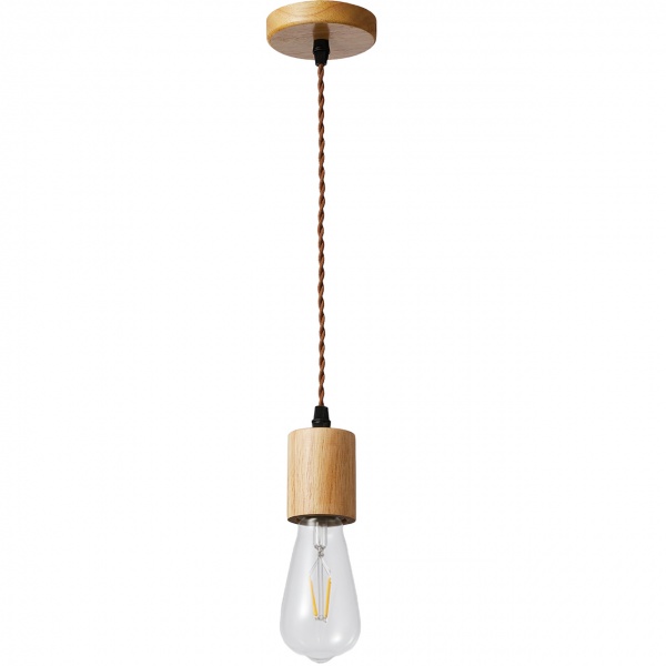 Підвіс Hopfen LOFT GEN 1 CL 1x40 Вт дерево світле 