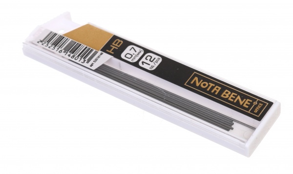 Набор грифелей HB 0,7 мм 12 шт. графит Nota Bene