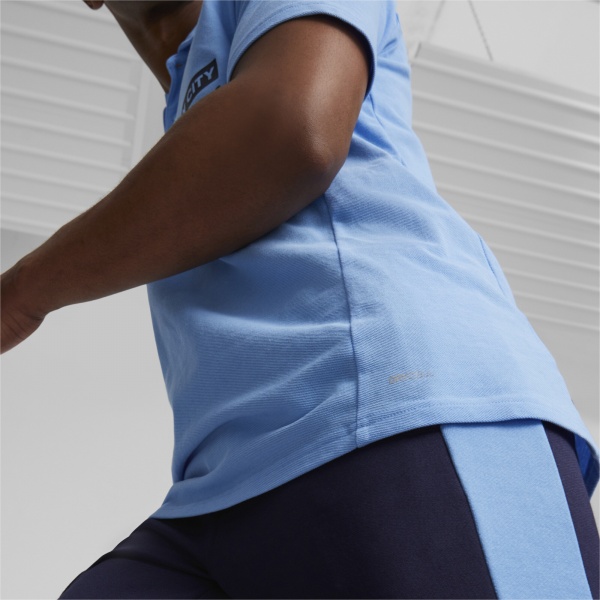 Футболка Puma MCFC CASUALS POLO 76773522 р.S блакитний