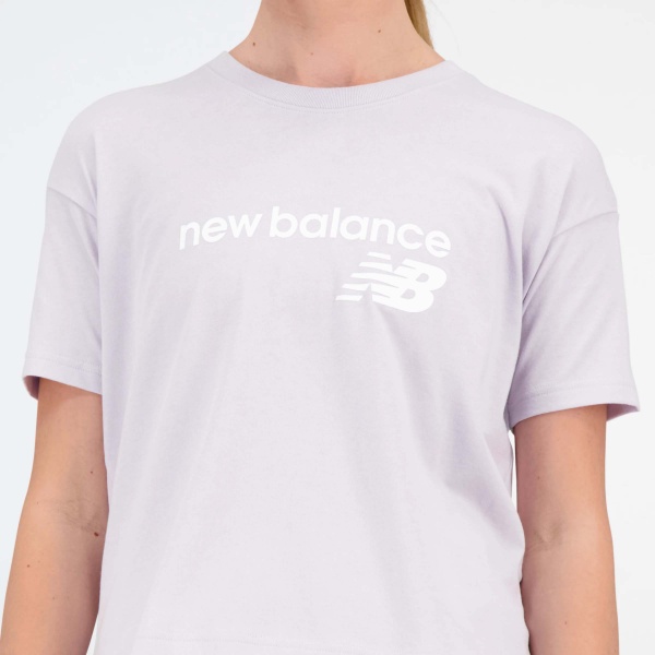 Футболка New Balance CLASSIC CORE ST WT03805GRV р.L фиолетовый