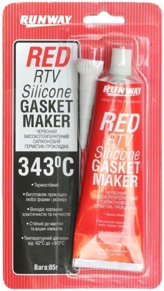 Герметик силіконовий RunWay червоний 85 г