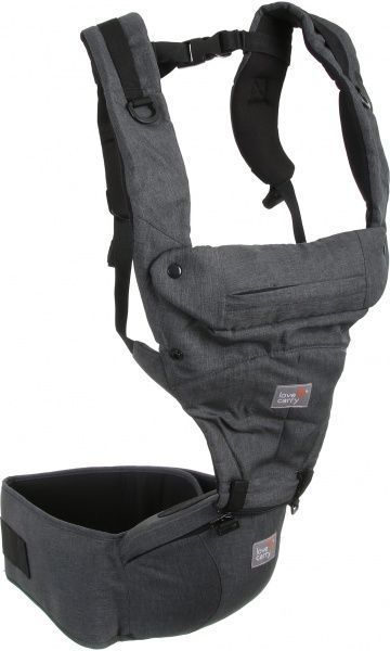 Эрго-рюкзак Хипсит 6 в 1 Love & Carry серый с черным Хіпсіт 