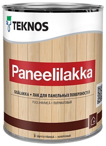 Лак панельний PANEELILAKKA TEKNOS напівмат 2,7 л безбарвний