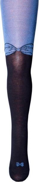 Колготки детские Giulia D030 TEEN GIRL jeans р.152-158 голубойчерный 