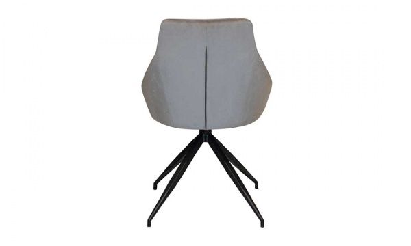 Стілець обідній Маріо DC-79011S 530х575х880 мм чорний/сірий