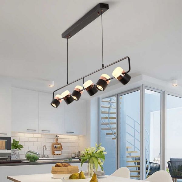 Підвіс Altalusse INL-5113P-30 SMD LED 30 Вт чорний/золото 