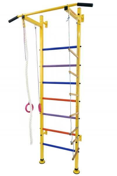 Шведська стінка дитяча PLENERGY Lion жовта SH005-BK 