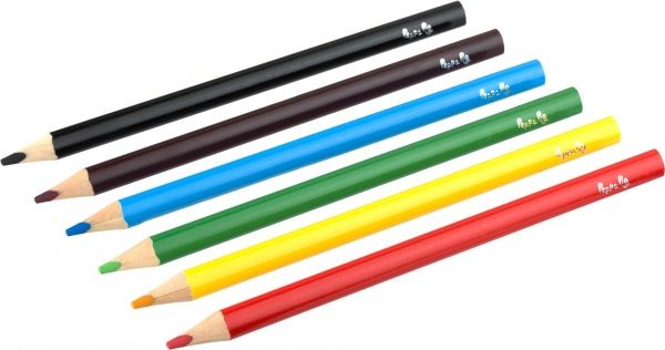 Карандаши цветные Свинка Пеппа Peppa Pig 6 цветов