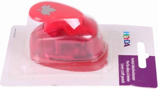 Фигурный дырокол Кленовый лист 1,6см Heyda