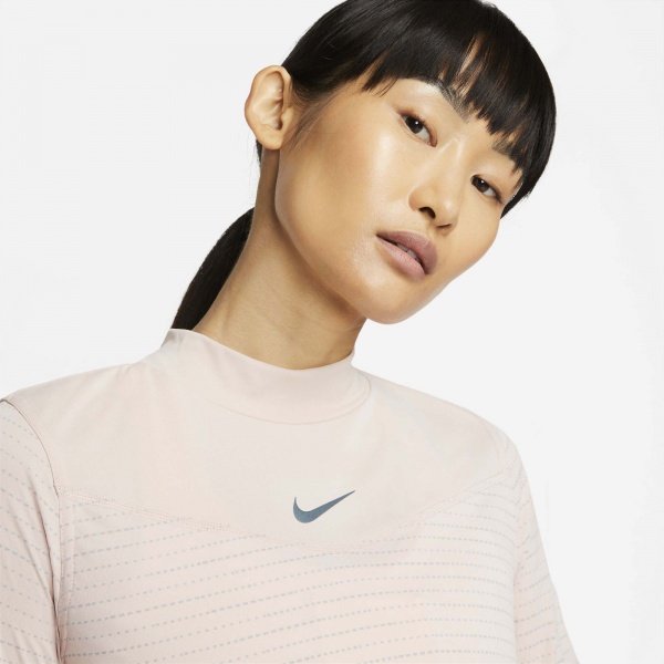 Футболка Nike W NK DF RUN DVN LS TOP DD6821-601 р.S розовый