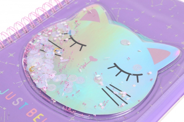 Книга для записей на спирали Котенок 80 листов А5