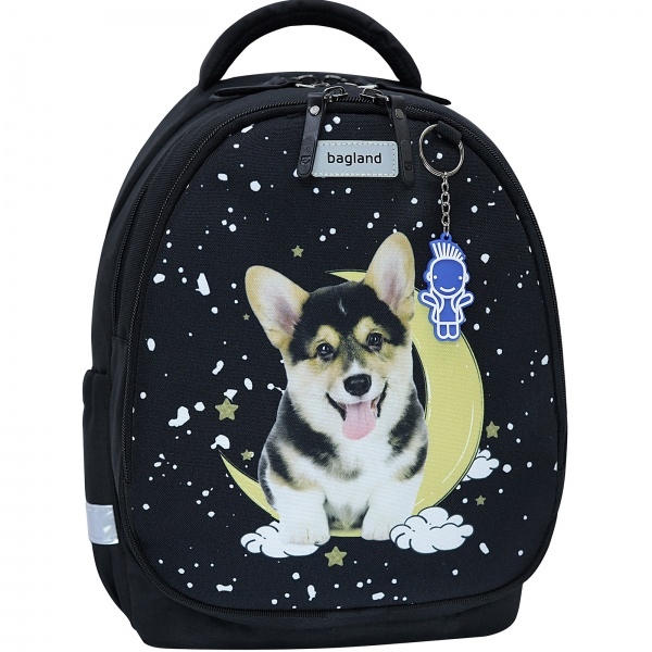 Рюкзак шкільний Bagland Butterfly Corgi чорний (56566 суб.1240)
