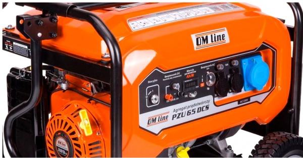 Электрогенераторная установка Oleo-Mac OM LINE 5 кВт / 5,5 кВт 220 В PZU 65 DCS бензин