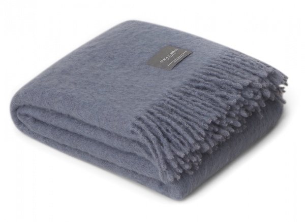 Плед 130x170 см голубой Stackelbergs 