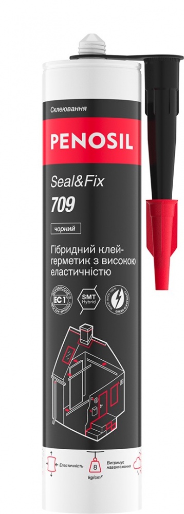 Клей-герметик PENOSIL Seal&Fix 709 гибридный 290мл черный