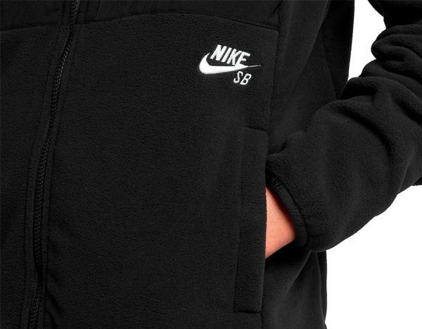 Джемпер Nike M NK SB HOODIE FZ POLARTEC 938347-010 р. XL чорний