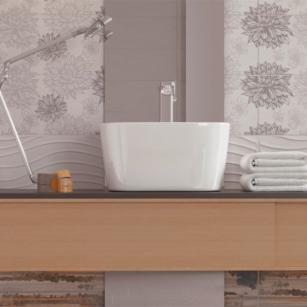 Плитка Golden Tile Osaka 522053 200x500 мм сірий 2 гатунок