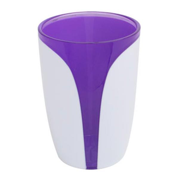 Стакан Trento Arte Violet бело-фиолетовый