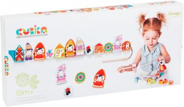 Игрушка Левеня Поселок гномов на шнуровке