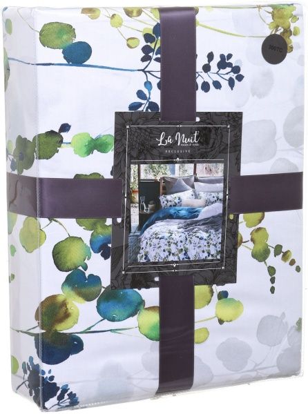 Комплект постільної білизни Spring bloom D сімейний різнокольоровий принт La Nuit 