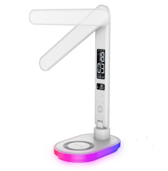 Настольная лампа офисная Intelite 24 Вт белый 1-IDL-24W-RGBW