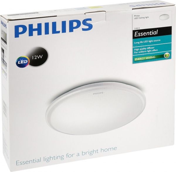 Світильник світлодіодний Philips 31814 12 Вт сірий 6500 К 915004487101 