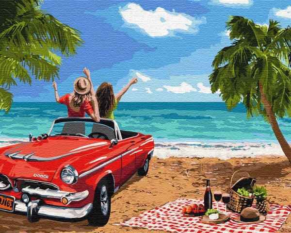 Картина за номерами Подорож з подругою Ідейка 